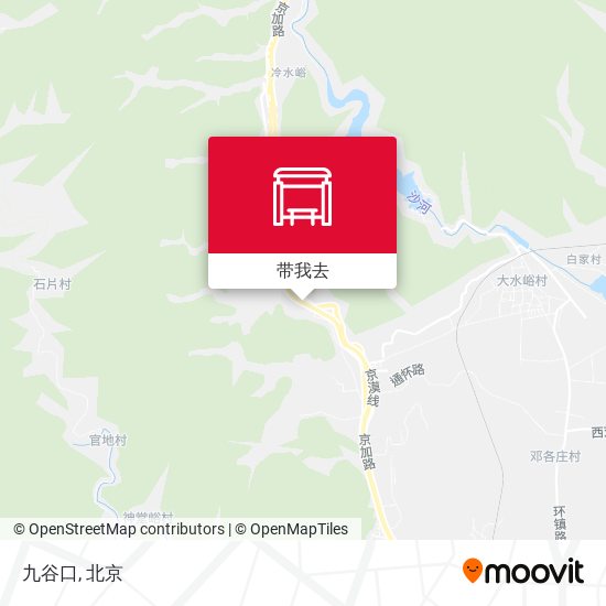 九谷口地图