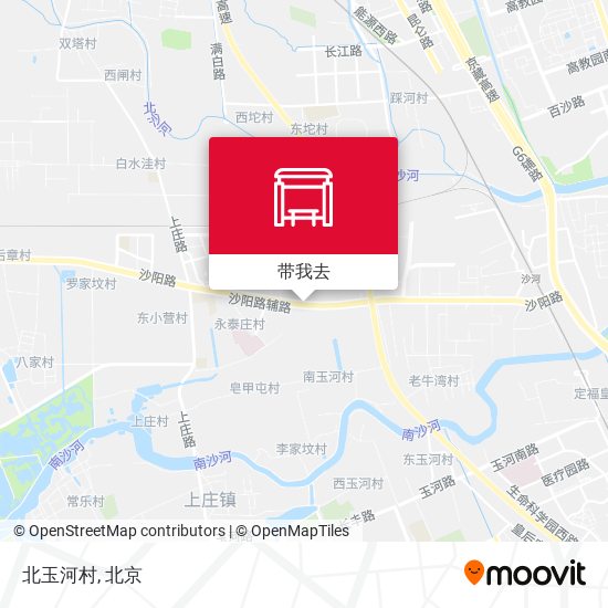 北玉河村地图