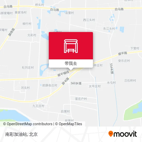 南彩加油站地图