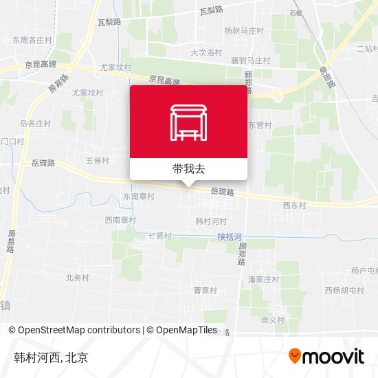 韩村河西地图