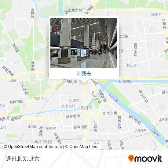 通州北关地图