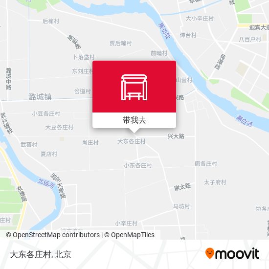 大东各庄村地图