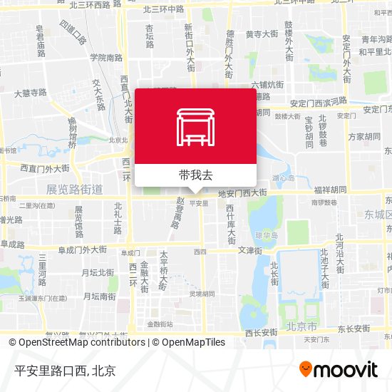 平安里路口西地图