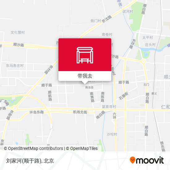 刘家河(顺于路)地图
