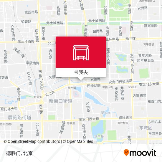 德胜门地图