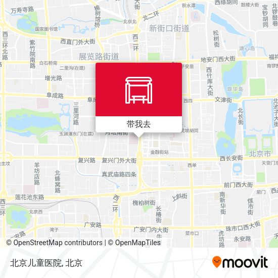 北京儿童医院地图