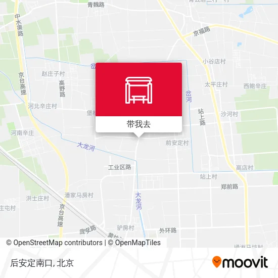 后安定南口地图