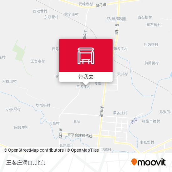 王各庄洞口地图