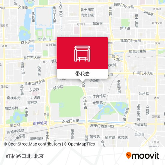 红桥路口北地图