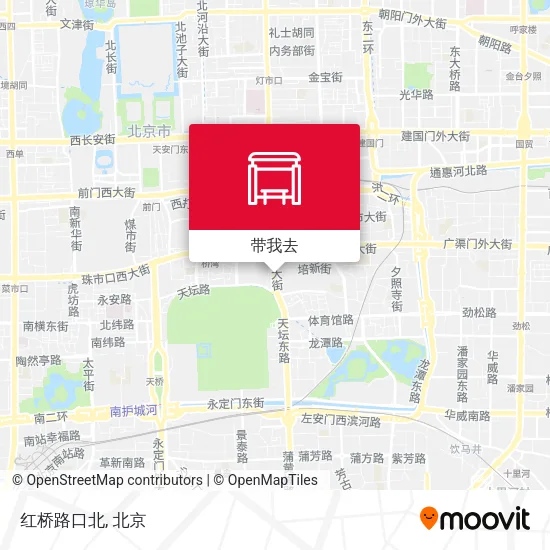 红桥路口北地图