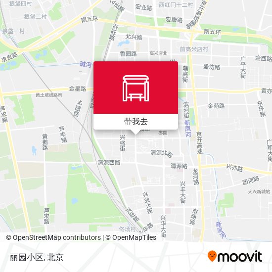 丽园小区地图