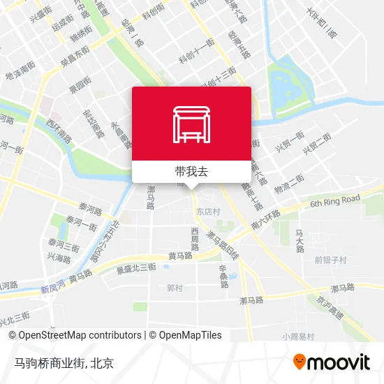 马驹桥商业街地图