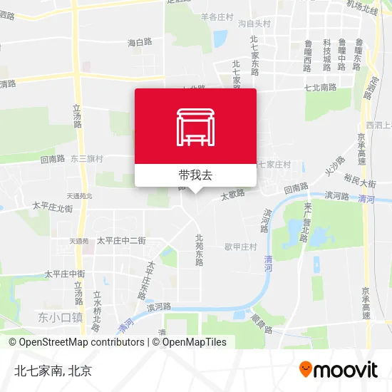 北七家南地图