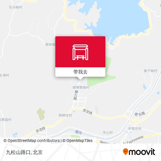 九松山路口地图