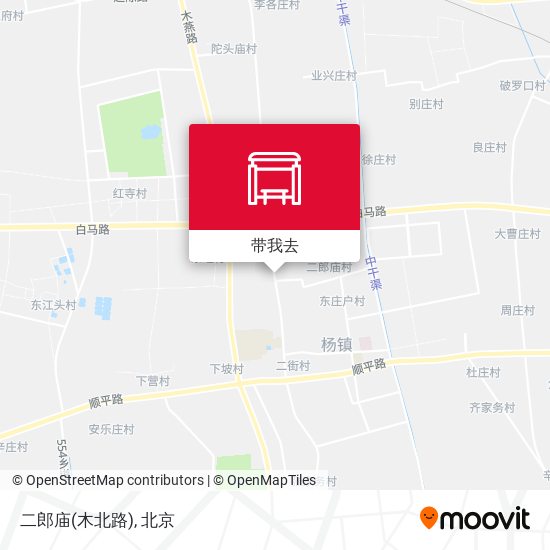 二郎庙(木北路)地图
