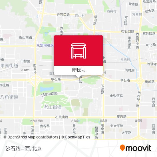 沙石路口西地图