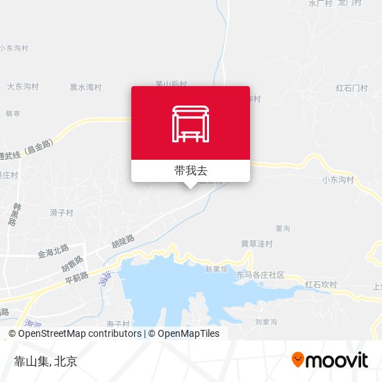 靠山集地图