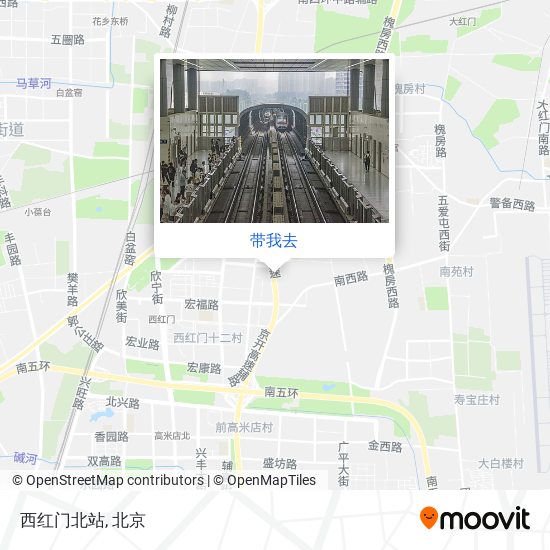 西红门北站地图