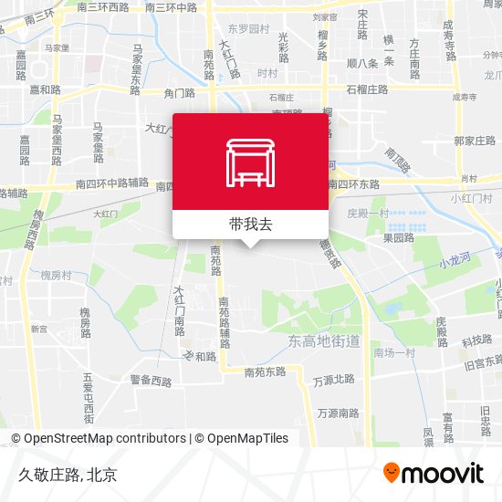 久敬庄路地图