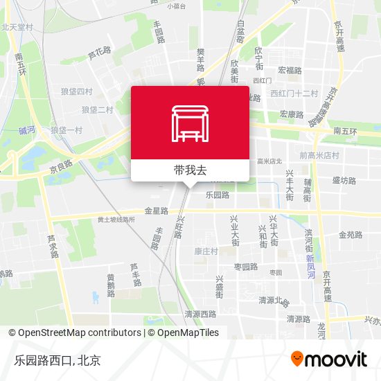 乐园路西口地图