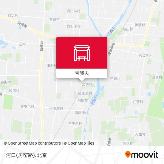河口(房窑路)地图
