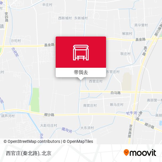 西官庄(秦北路)地图