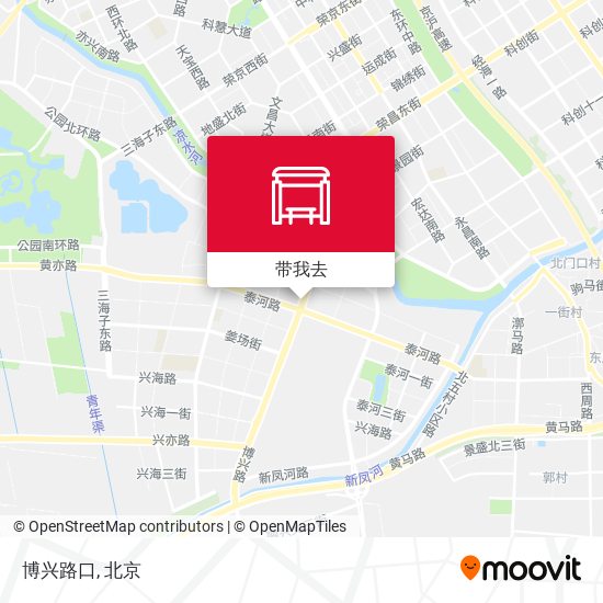 博兴路口地图