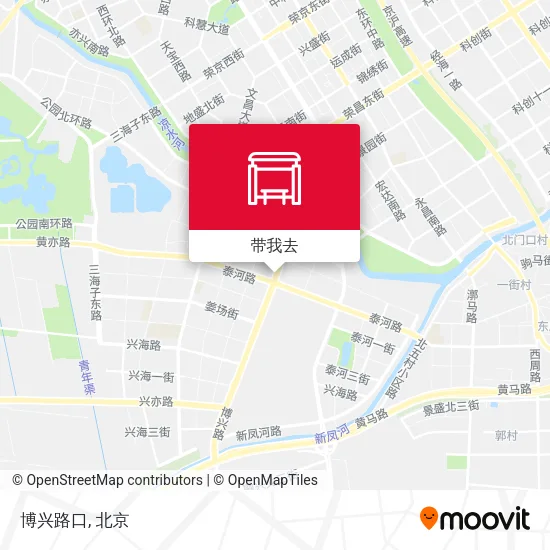 博兴路口地图