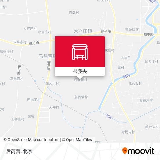 后芮营地图