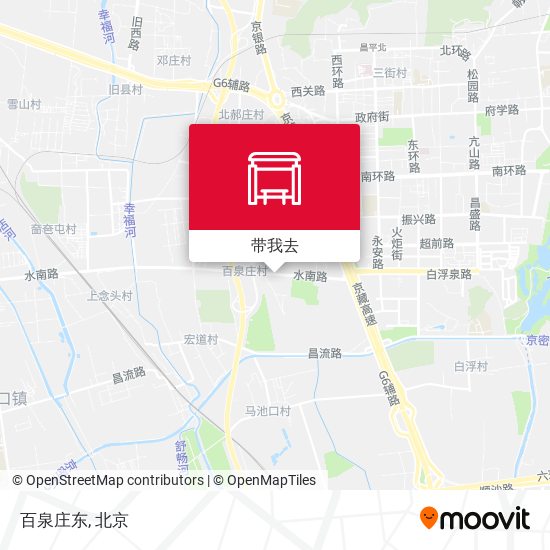 百泉庄东地图