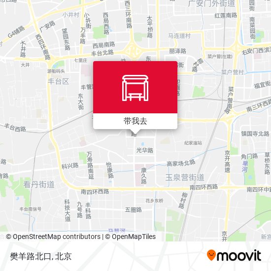 樊羊路北口地图