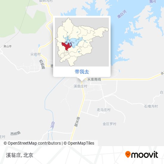 溪翁庄地图