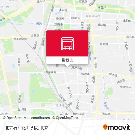 北京石油化工学院地图