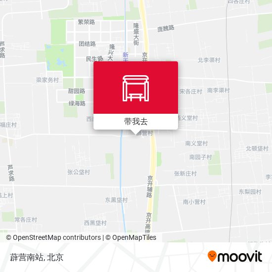 薜营南站地图