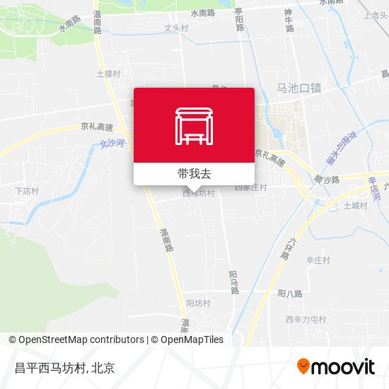 昌平西马坊村地图