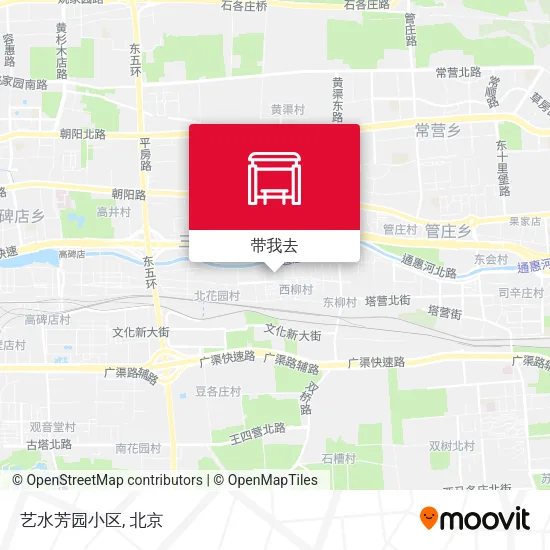 艺水芳园小区地图