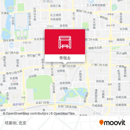 培新街地图