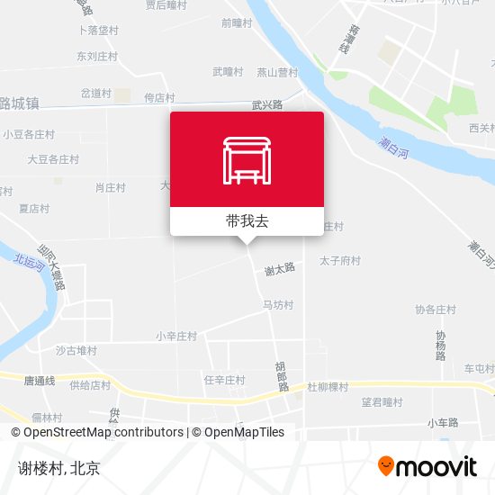 谢楼村地图