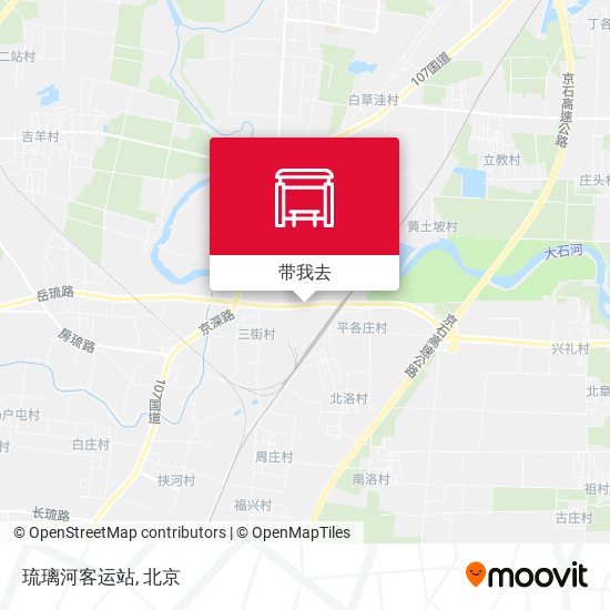 琉璃河客运站地图