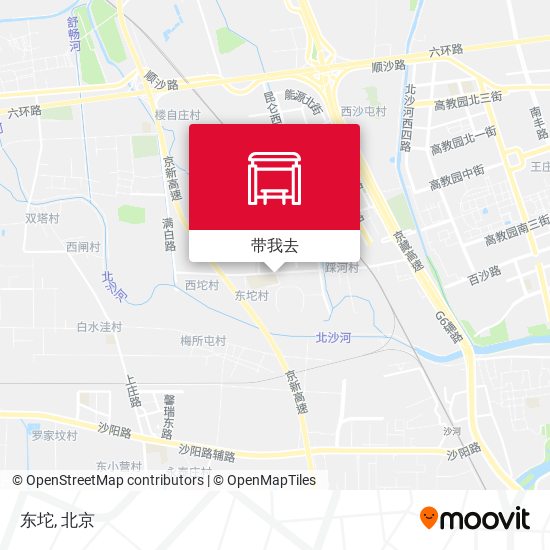 东坨地图