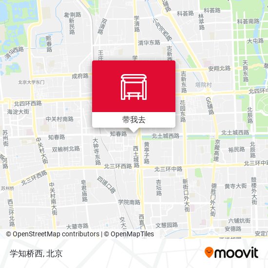 学知桥西地图