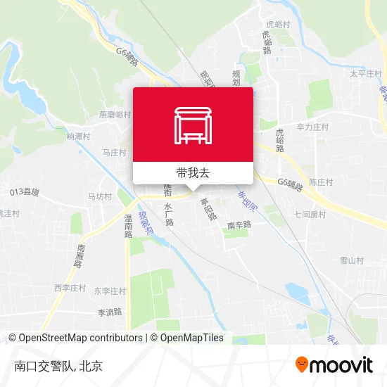 南口交警队地图