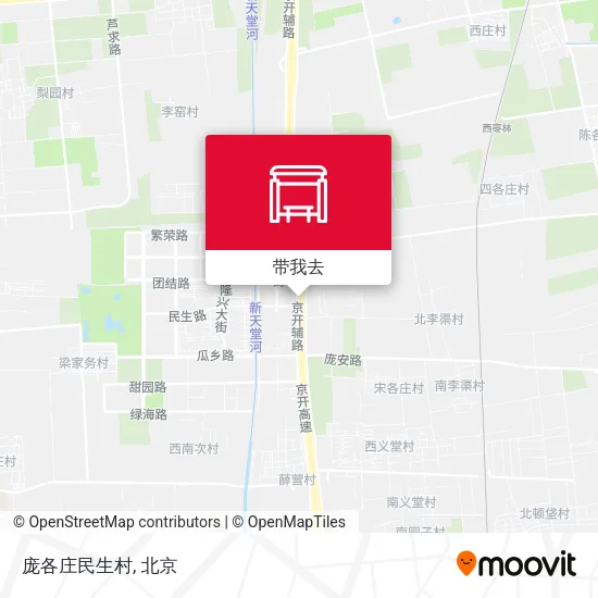 庞各庄民生村地图