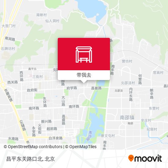 昌平东关路口北地图