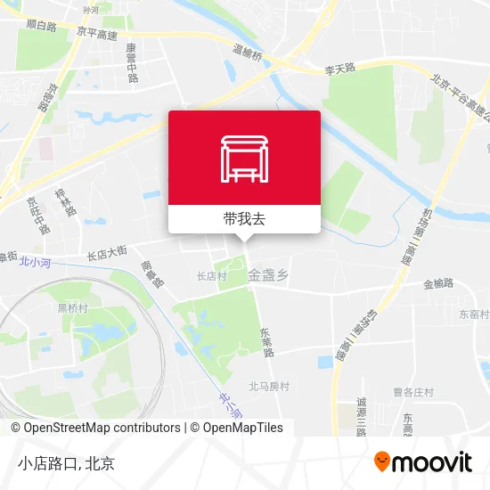 小店路口地图