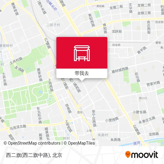 西二旗(西二旗中路)地图