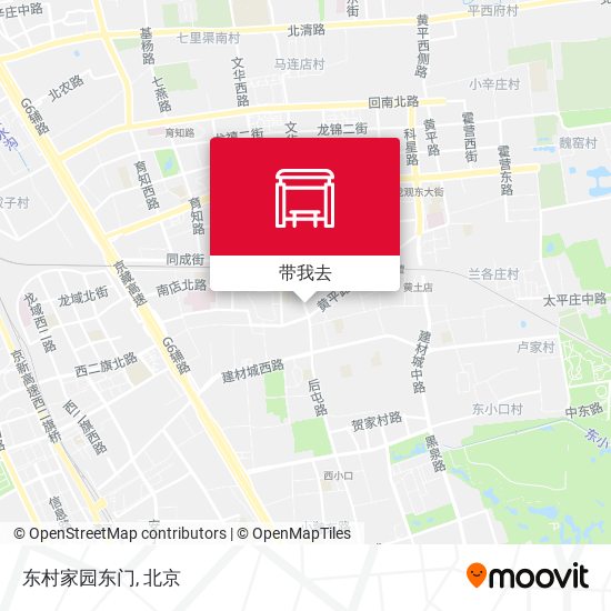 东村家园东门地图