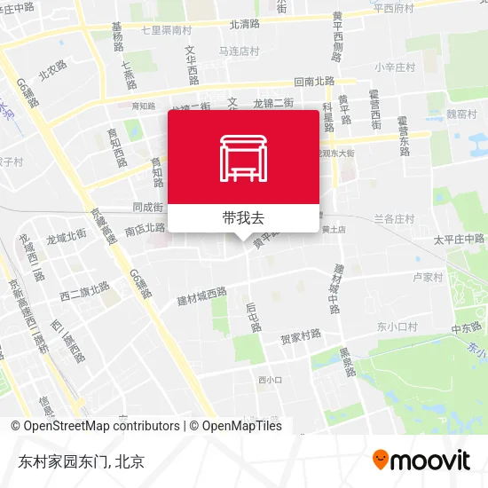 东村家园东门地图