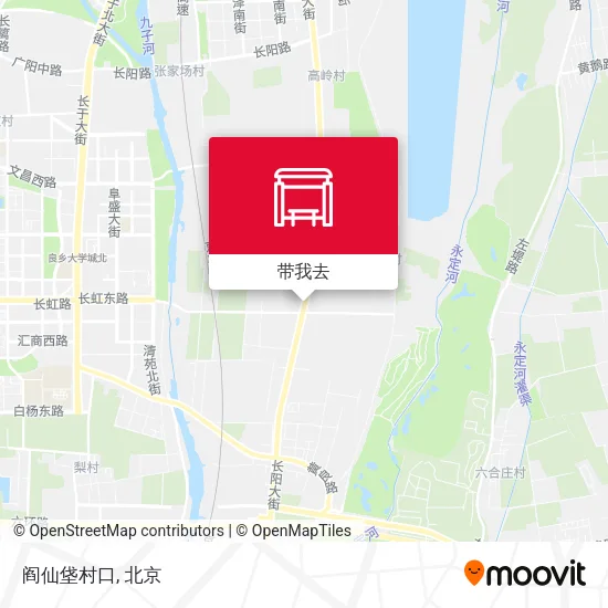 阎仙垡村口地图