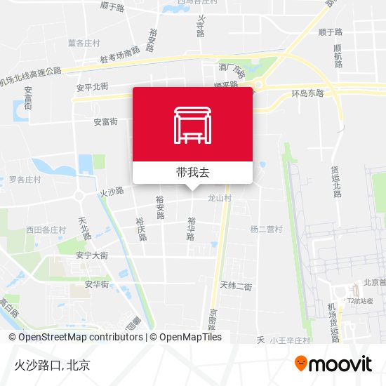 火沙路口地图